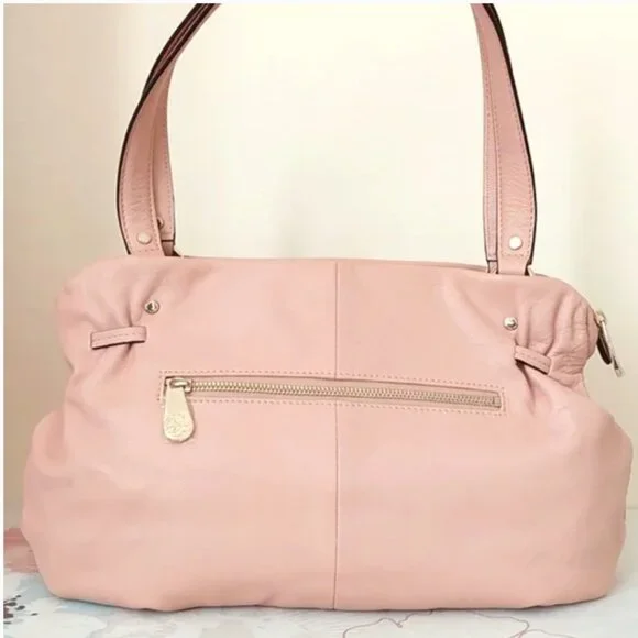 Maison Pourchet Powder Pink Buttery Soft Leather Bag Made in France Like New! 😍 - Picture 5 of 15